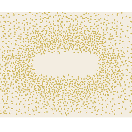 Gold Confetti Personalized Runner